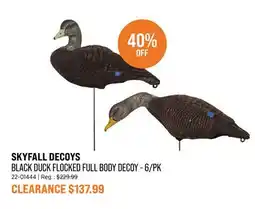 Sail SKYFALL DECOYS BLACK DUCK FLOCKED FULL BODY DECOY - 6/PK offer