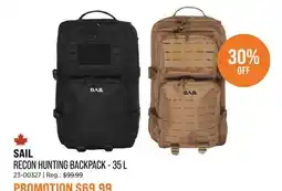 Sail SAIL RECON HUNTING BACKPACK - 35L offer