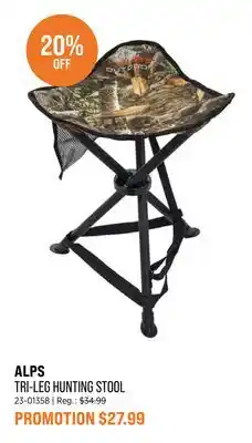 Sail ALPS TRI-LEG HUNTING STOOL offer