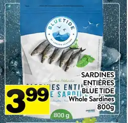 Supermarché PA SARDINES ENTIÈRES BLUE TIDE offer