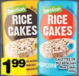 Supermarché PA GALETTES DE RIZ BENLIAN | Rice Cakes offer