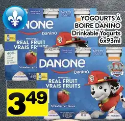 Supermarché PA YOGOURTS À BOIRE DANINO | DANINO Drinkable Yogurts offer