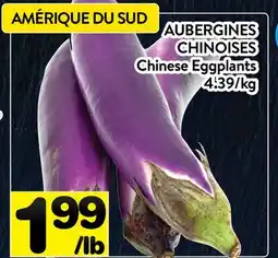 Supermarché PA AUBERGINES CHINOISES | Chinese Eggplants offer