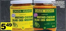 Supermarché PA SALADE DE CHOU MOUTARDE CHUCK HUGHES | MUSTARD COLESLAW offer