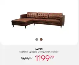 Meubles RD lupin - sectional with chaise offer