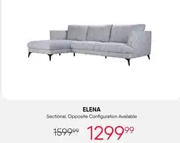 Meubles RD elena - sectional with chaise offer