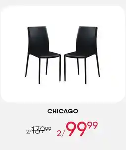 Meubles RD chicago - CHAIRS (2 PER BOX) offer