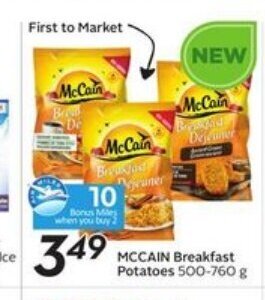 Sobeys Mccain Breakfast potatoes offer