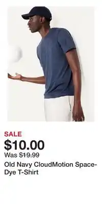 Old Navy Old Navy CloudMotion Space-Dye T-Shirt offer