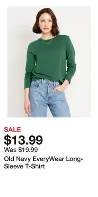 Old Navy Old Navy EveryWear Long-Sleeve T-Shirt offer