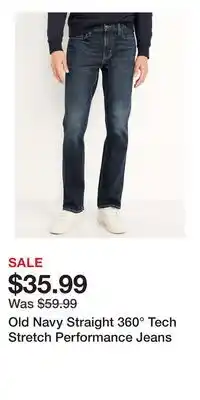 Old Navy Old Navy Straight 360° Tech Stretch Performance Jeans offer