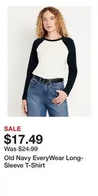 Old Navy Old Navy EveryWear Long-Sleeve T-Shirt offer