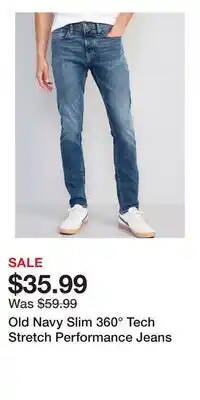 Old Navy Old Navy Slim 360° Tech Stretch Performance Jeans offer