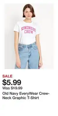 Old Navy Old Navy EveryWear Crew-Neck Graphic T-Shirt offer
