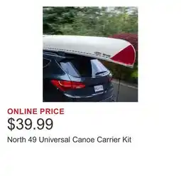 Costco North 49 Universal Canoe Carrier Kit offer