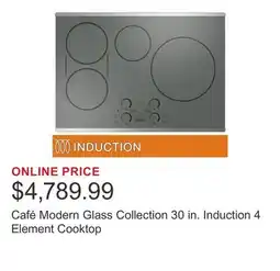 Costco Café Modern Glass Collection 30 in. Induction 4 Element Cooktop offer