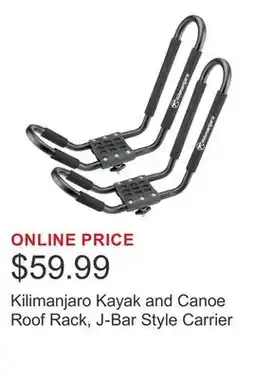Costco Kilimanjaro Kayak and Canoe Roof Rack, J-Bar Style Carrier offer