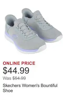 Costco Skechers Women's Bountiful Shoe offer