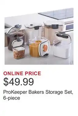 Costco ProKeeper Bakers Storage Set, 6-piece offer