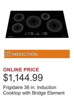 Costco Frigidaire 36 in. Induction Cooktop with Bridge Element offer