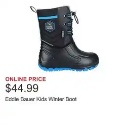 Costco Eddie Bauer Kids Winter Boot offer