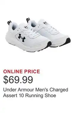 Costco Under Armour Men's Charged Assert 10 Running Shoe offer