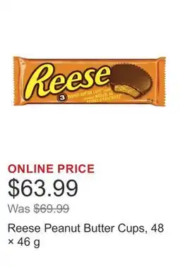 Costco Reese Peanut Butter Cups, 48 × 46 g offer