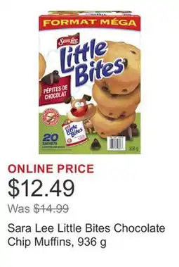 Costco Sara Lee Little Bites Chocolate Chip Muffins, 936 g offer