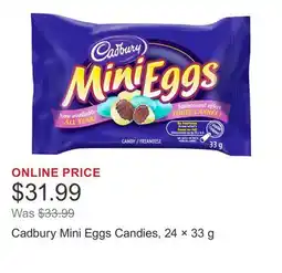 Costco Cadbury Mini Eggs Candies, 24 × 33 g offer
