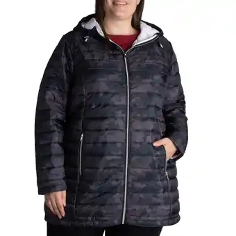 Giant Tiger mySTYLE Women's Plus 3/4 Length Packable Puff Jacket - 1X-3X offer