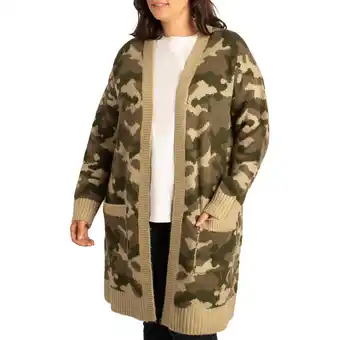 Giant Tiger mySTYLE Women's Plus Camo Cardigan - 1X-3X offer