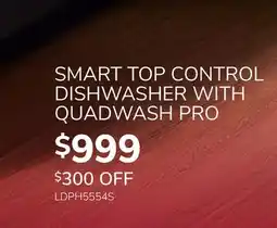 Goemans Appliances SMART TOP CONTROL DISHWASHER WITH QUADWASH PRO offer