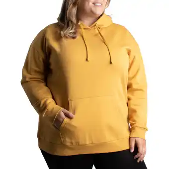 Giant Tiger mySTYLE Women's Plus Fleece Hooded Popover - 1X-3X offer