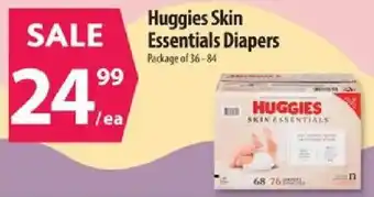 Co-op Huggies skin essentials diapers offer