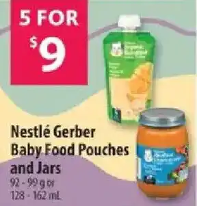 Co-op Nestlé gerber baby food pouches and jars offer