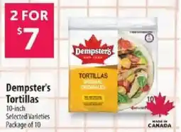 Co-op Dempster's tortillas offer