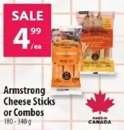 Co-op Armstrong cheese sticks or combos offer