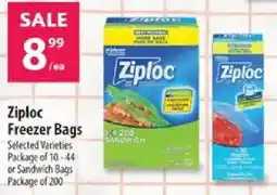 Co-op Ziploc freezer bags offer