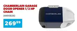Co-op Home Chamberlain garage door opener 1/2 hp chain offer