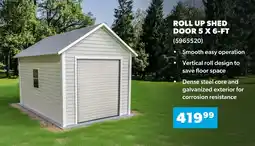 Co-op Home Roll up shed door offer