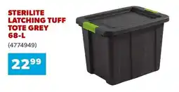 Co-op Home Sterilite latching tuff tote grey offer