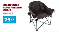 Co-op Home Co-op gold sofa folding chair offer