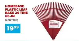 Co-op Home Homebase plastic leaf rake 26 tine offer