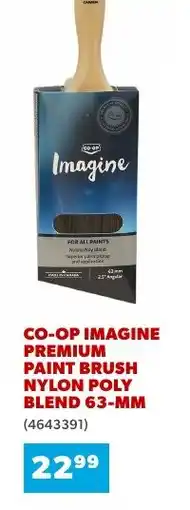 Co-op Home Co-op imagine premium paint brush nylon poly blend offer