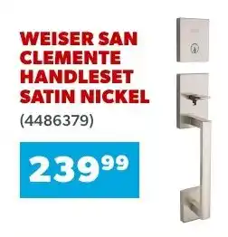 Co-op Home Weiser san clemente handleset satin nickel offer