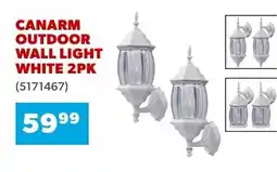 Co-op Home Canarm outdoor wall light white offer