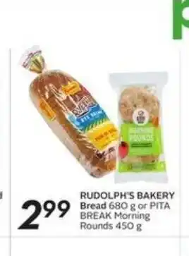Sobeys Rudolphs Bakery bread offer
