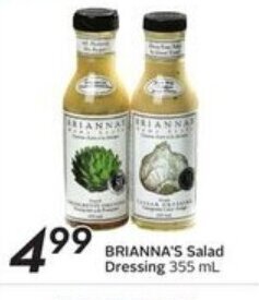 Sobeys Brianna's salad Dressing offer
