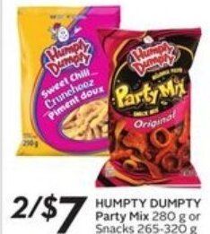 Sobeys Humpty dumpty Party mix offer