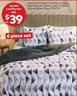 Giant Tiger Queen comforter set offer